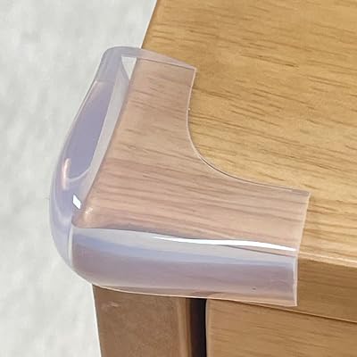 Angloria Food-Graded Silicone Corner Protector 4 Pack Transparent Baby Proofing