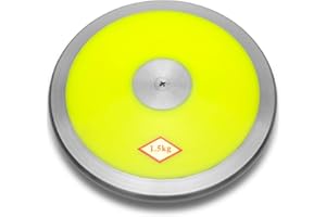 kalageen Nylon Discus 1.5kg, 1.5kg High School Boys Discus, Suitable for 13-18 Boys 1.5k Discus, Track and Field 1.5kg Discus, Steel Edge Rim 1.5kg Disc for College, Competition&Practice Discus