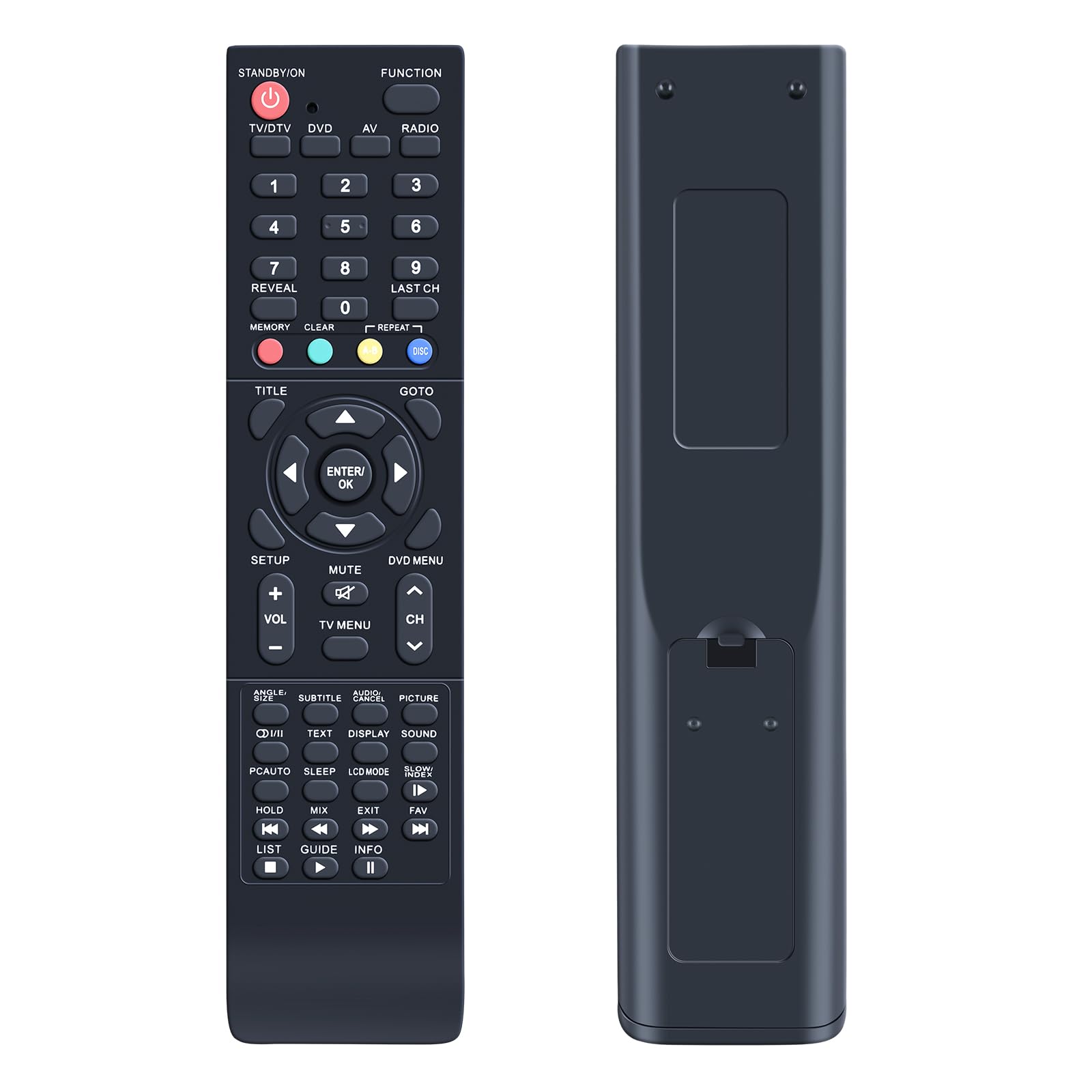 New Replacement Remote Control fit for Bush LCD TV/DVD Model BTVD31187S2 BTVD91186B BTVD91216B