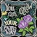 You Can Grow Your Own Way 2018 7 x 7 Inch Monthly Mini Wall Calendar by Hopper Studios, Garden Chalk by
