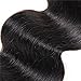 Zemokwa Human Hair Bundles Body Weave Hair Brazilian Hair Bundles 10 Inch 1 Bundle 100g 10A 100% Remy Virgin Hair Weft Unprocessed Natural Black Color Hair Extensions