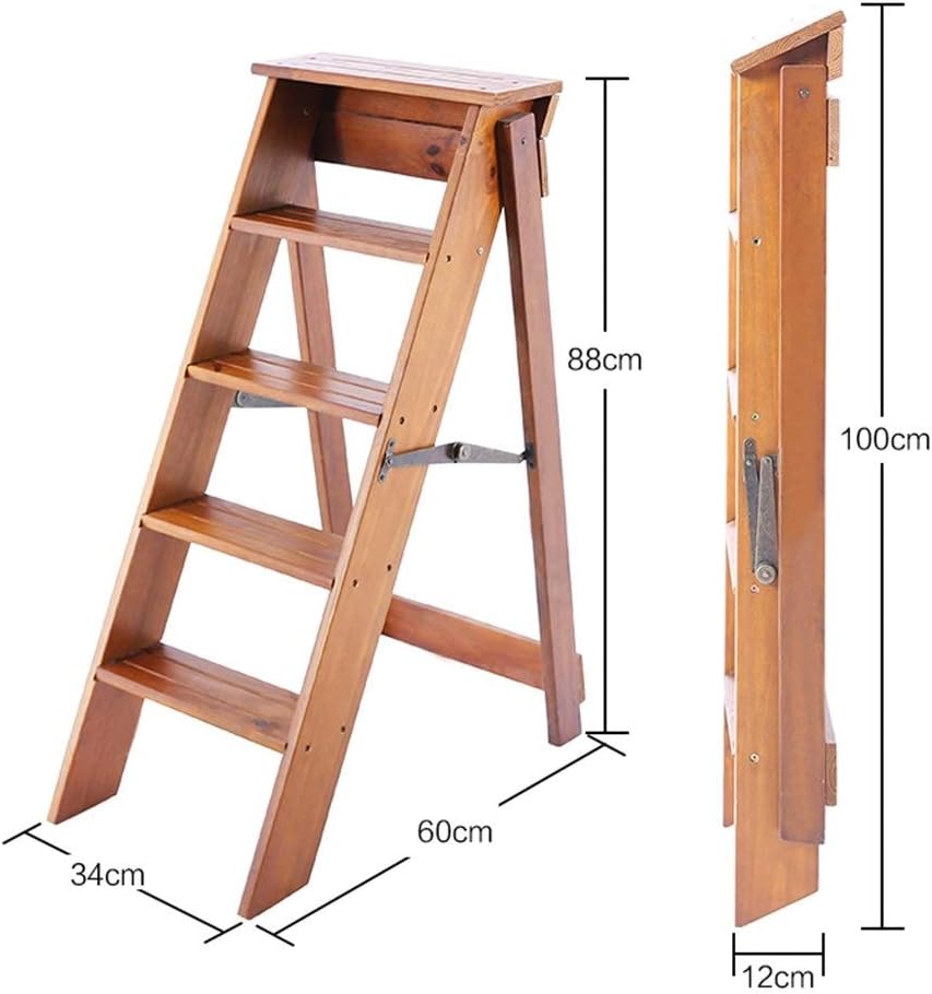 Amazon Com Ladder Racks Solid Wood Step Stool Household Solid