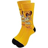 TCB Creations Lion King Simba Cartoon Character 360 Crew Socks