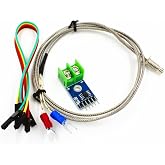 HiLetgo DC 3-5V MAX6675 Module + K Type Thermocouple Temperature Sensor Thermocouple Sensor Set M6 Screw for Arduino