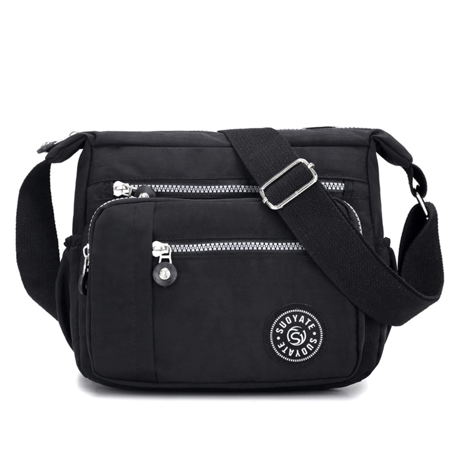 Crossbody Bag Multi Pockets Women Travel Bag Casual Crossbody Bag for Shopping Travel Hiking Daily, 4, Taille unique, crossbody bags