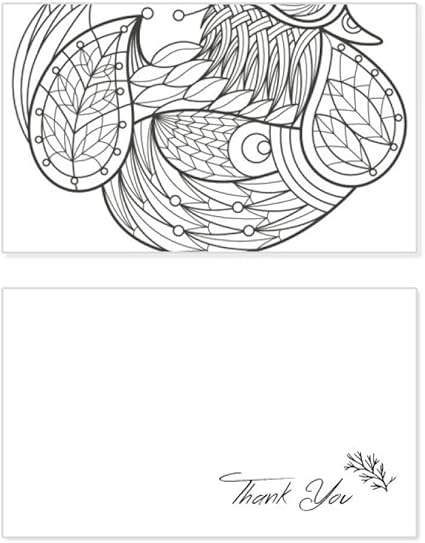 Amazon 鳥の絵の具 フライングライン サンキューカード 誕生日用紙 グリーティング 結婚式 感謝 ポストカード 絵柄付はがき 文房具 オフィス用品
