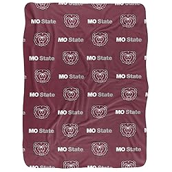 Missouri State University Blanket, 60"x80" Logo