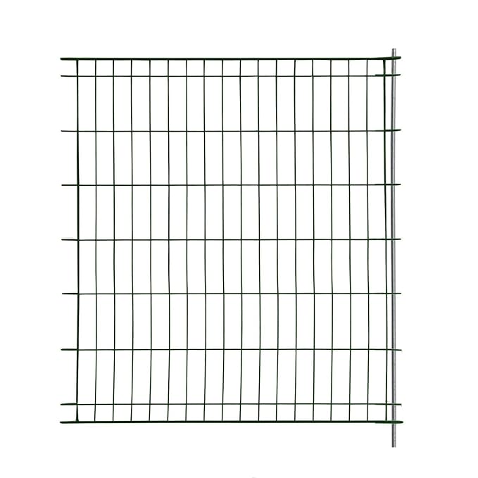 bellissa Teichschutz-Zaun - 92851 - Dekorativer Zierzaun für Abgrenzungen im Garten - 76 x 80 cm, grün