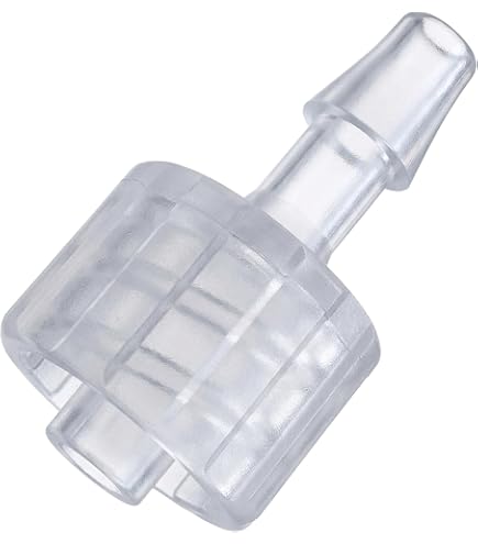 Produktbild von MEETOOT 10x Luer-Lock-Adapter 1/4 Zoll Aus PP – Für Labor, Lebensmitteltechnik & Aquaristik