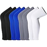 Tatuo Leg Sleeves Compression Long Knee Sleeve UV Protect for Men Women Sport Basketball Football