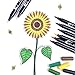 24 Marker Pens - Dual Tip Brush Pens with Fineliner Tip 0.4mm Art Markers for Adult Coloring Books, Drawing, Underlining (Pack of 24)