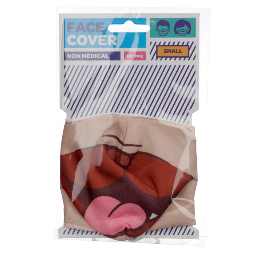 Reusable Face Covering - Non Medical - Size Small Twin Pack (Mopps Pug)