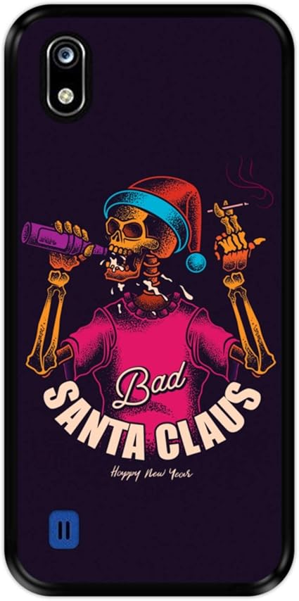 Babbo Natale Zombi.Hapdey Custodia Per Zte Blade A7 2019 Disegni Festa Zombi Di Babbo Natale Che Bevono E Fumano Cover Guscio In Silicone Flessibile Nero Tpu Amazon It Elettronica