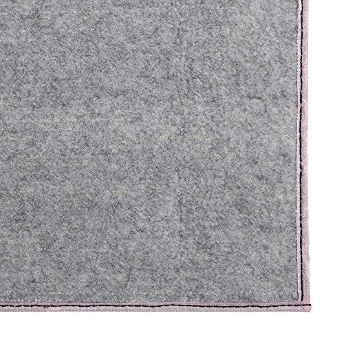 image for iCustomRug Cozy and Soft Solid Shag Mat 2X3 Blush Pink Ideal to Enhanc
