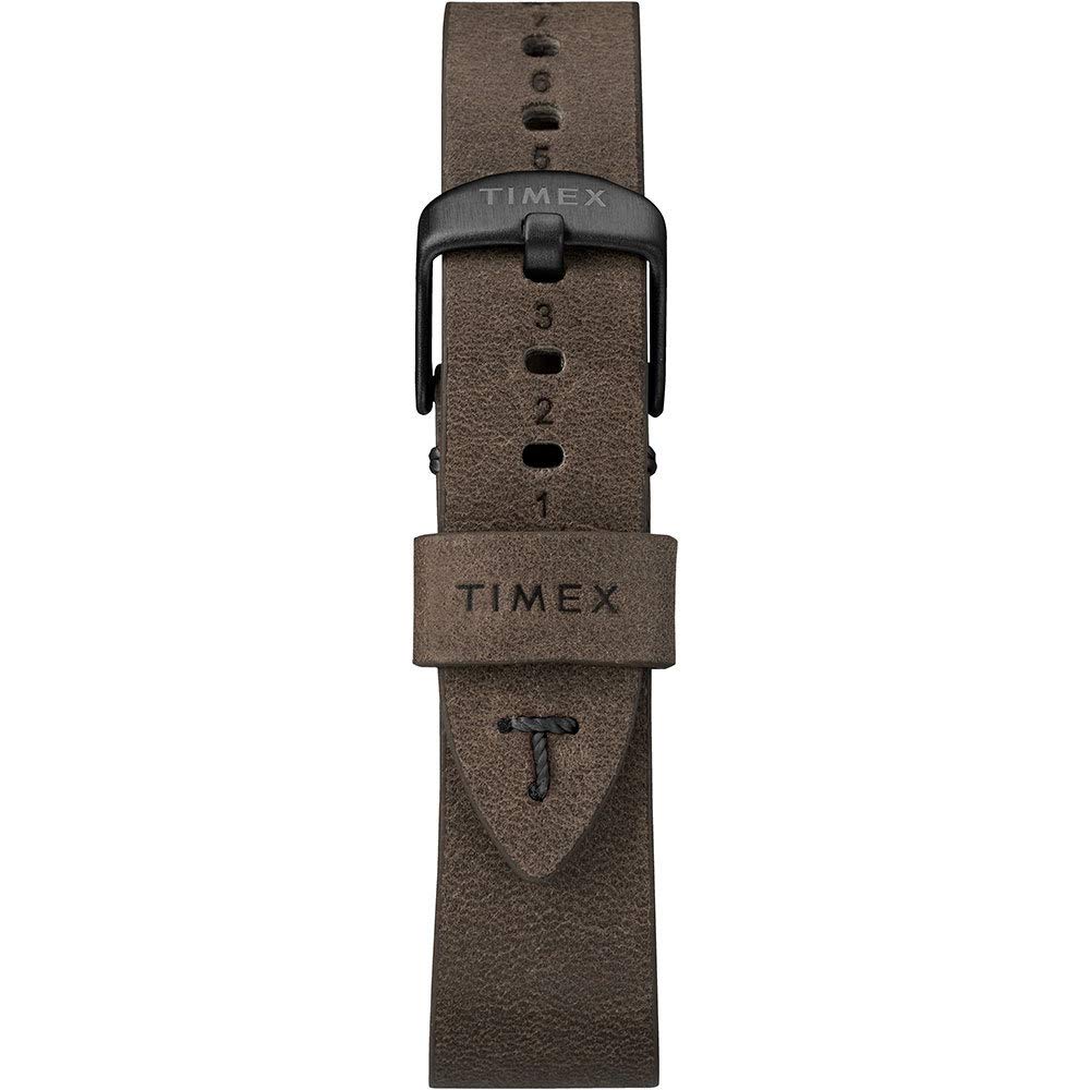 Timex TW2R96500 メンズ腕時計 クロノグラフ クォーツ レザーストラップ