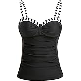 Talisea Women's Underwire Tummy Control Swimsuit Top with Push Up - No Bottom Included