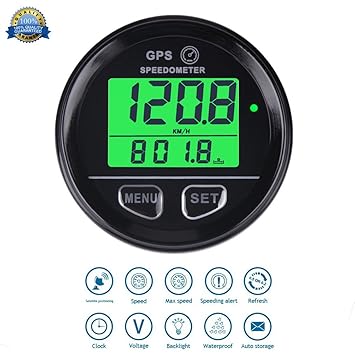 Speed Meter Waterproof Digital GPS Backlight Speed Counter For ATV UTV Motorcycle Automobile motor vehicle Runleader RL-SM001