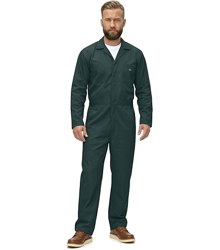 Amazon.com: Natural Uniforms Mens Short Sleeve Zip Up Coverall