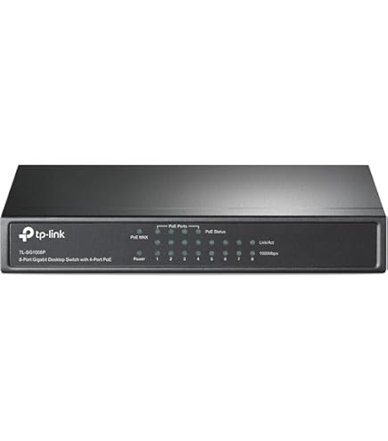 Amazon.com: TP-Link 5 Port Gigabit PoE Switch | 4 PoE+ @65W Easy Amazon.com: TP-Link 5 Port Gigabit PoE Switch | 4 PoE+ @65W Easy