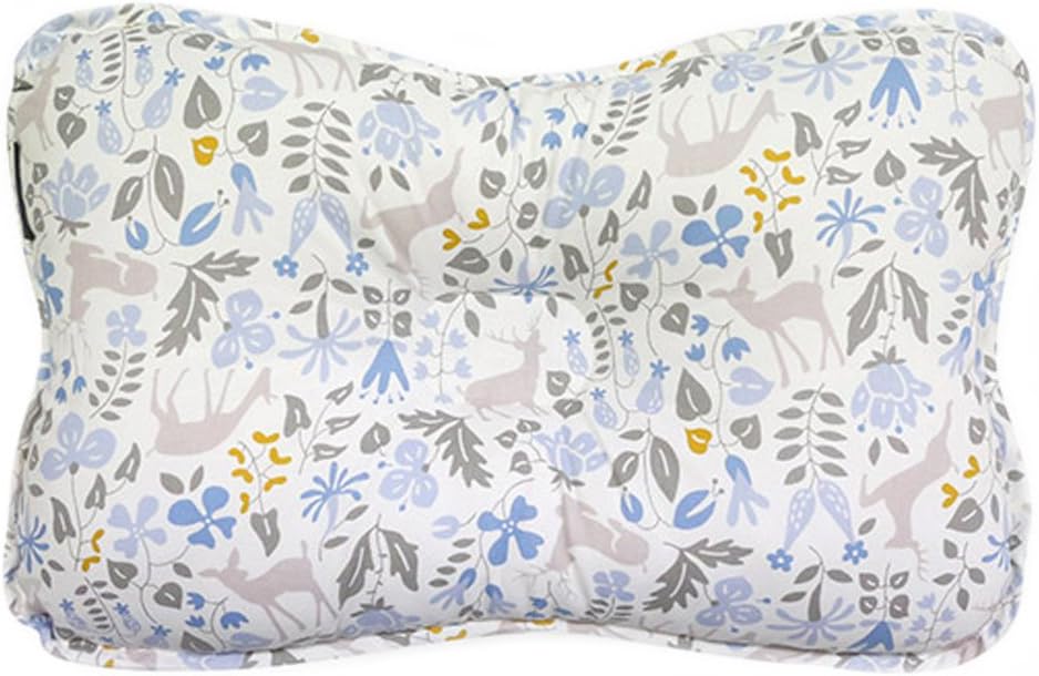 Baby Pillow for Newborn Breathable 3D Air Net Organic Cotton, Protection for Flat Head Syndrome Bambi Blue Limited Edition