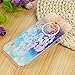 (Not for S5)S5 Active Case,Galaxy S5 Active Case - Mavis's Diary Colorful Tribal Campanula Pattern Clear Cover Hard PC Case for Samsung Galaxy S5 Active SM-G870A & 3D Bling Cute Dust Plug &Feather Pen