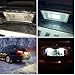 Mini LED License Plate Light - Led License Tail Lamp Car Auto Rear Registration Number Plate Lamp for BMW Mini Cooper R50 R52 R53 Waterproof Xenon White Lighting