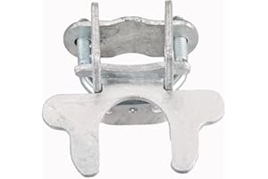 Dailydanny Kennel Gate Latch 1-3/8", Chain Link Fence Gate Butterfly Latch for Dog Kennels and Kennel Panels (1 Pcs)