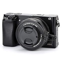 2-Pack 40.5mm Front Lens Cap Cover with Deluxe Cap