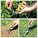 SONGMICS 9 Piece Garden Tool Set Includes Garden Tote and 6 Hand Tools Heavy Duty Cast-aluminum Heads Ergonomic Handles UGGB31L