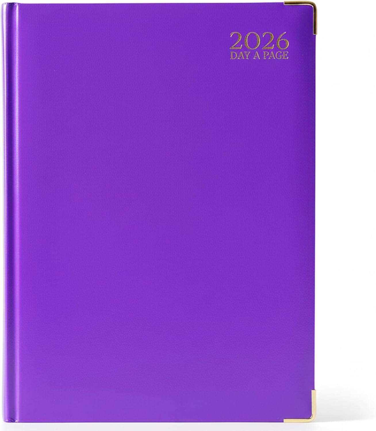 G4GADGET 2026 Diary A4 Day A Page - Purple | Hardback Cover | Daily Planner with Hourly Slots | Comprehensive Information and Note Sections | Stylish and Durable