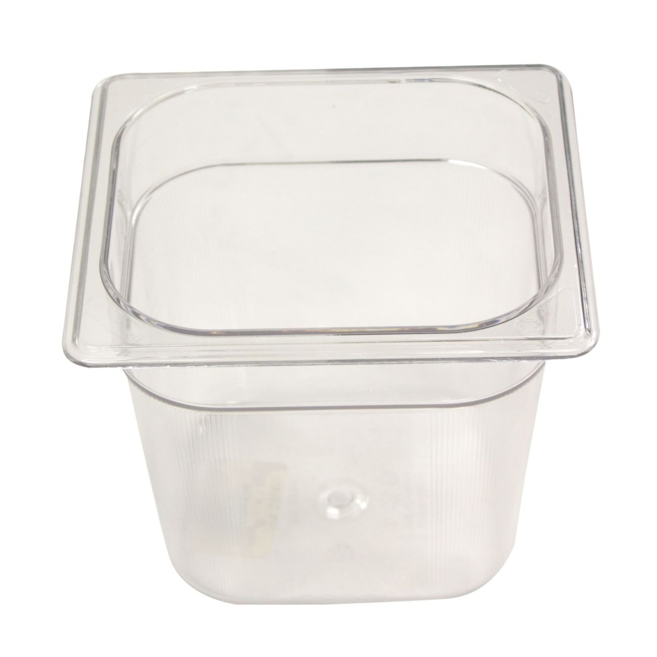 Rubbermaid Commercial Products FG106P00CLR Cold Food Pan, 1/6" Size, 2-1/2 Quart (Pack of 6)