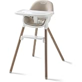 Graco Ready2Dine DLX 4-in-1 Highchair, Linden | Graco Ready2Dine DLX 4-in-1 Highchair with 4 Growing Stages, Toddler Feeding Seat, Youth Stool, and Big Kid Seat
