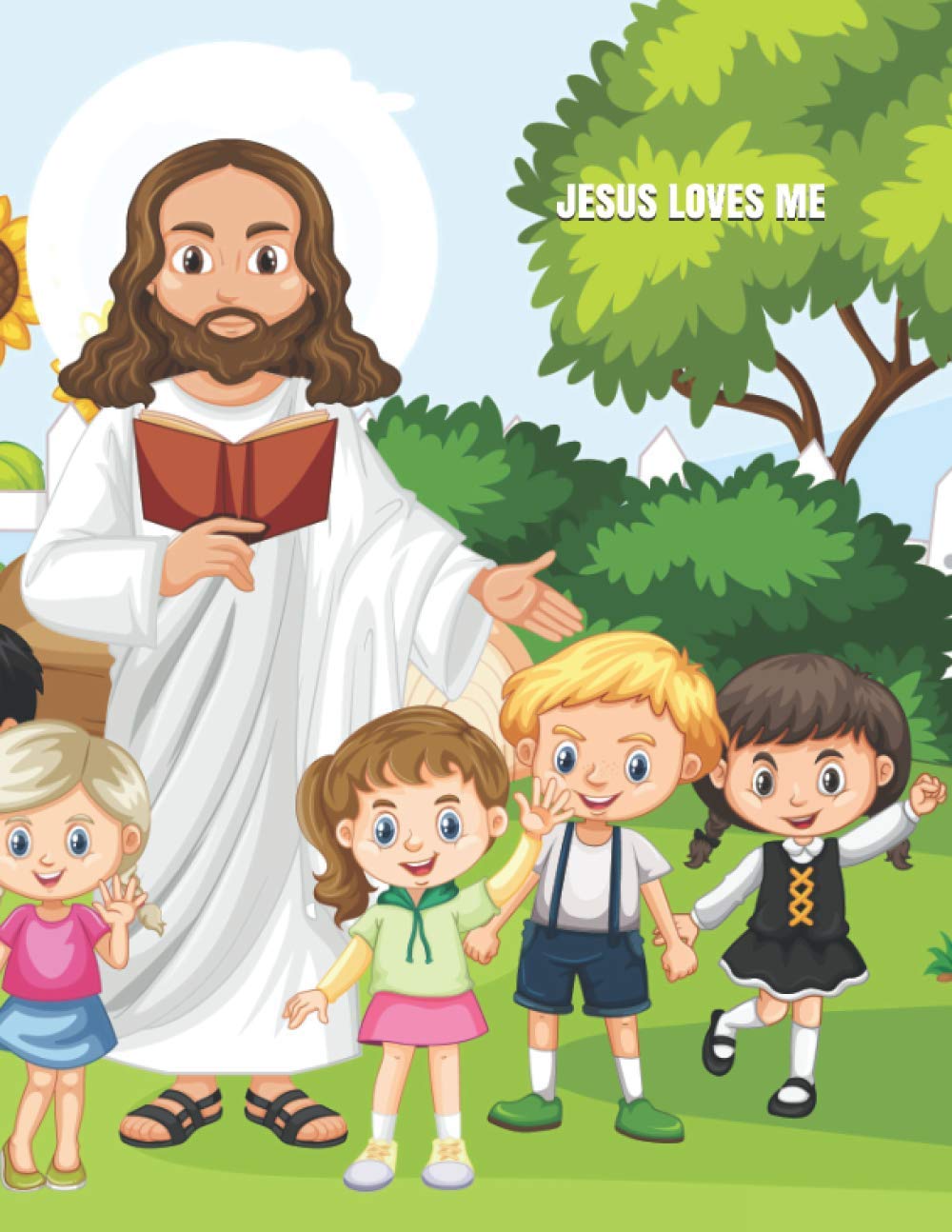 Photo 1 of *JESUS LOVES ME*: Prayer Journal for Kids 3-5 and Up ~ Morning / Evening Devotional for Kids & Parents Prayer or Bible Study Time, 8.5x11