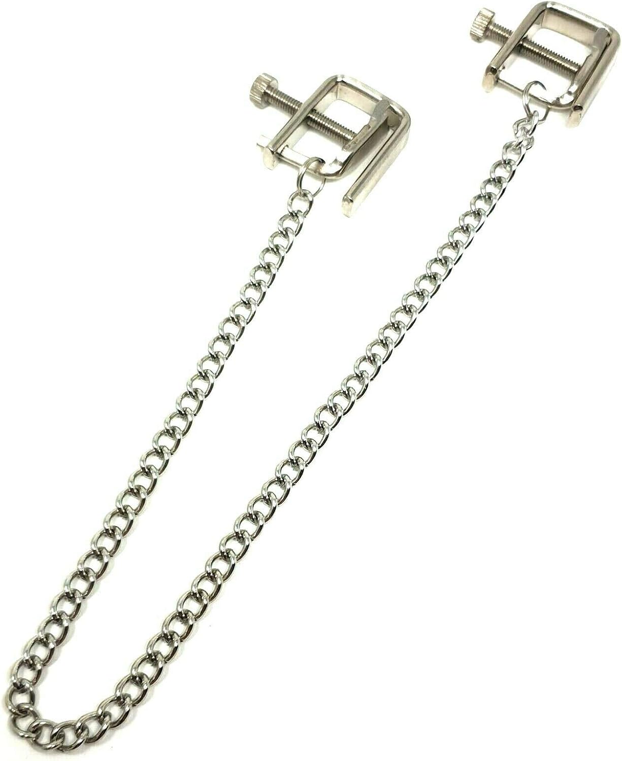The Bondage Locker Gimp Fetish Slave Steel Nipple Clamps Toys, Mixed