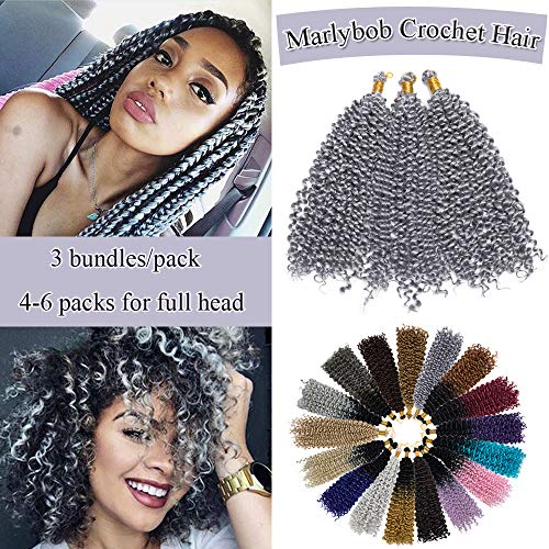 Marlybob Crochet Braids Hair Extensions Synthetic Deep Water Wave