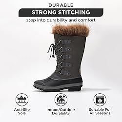 Project Cloud Womens Snow Boots - Genuine Leather
