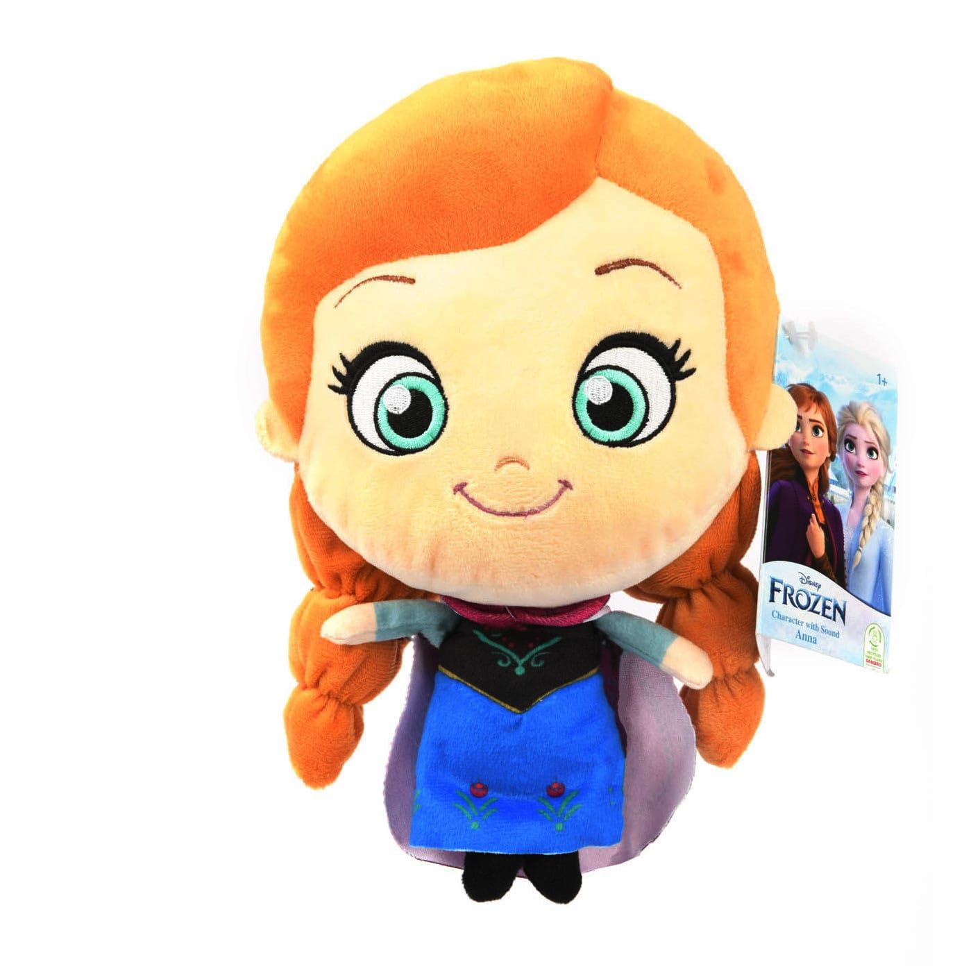 Sambro Anna Frozen Bighead Palz Frozen Plush Toy with Sound 30 cm