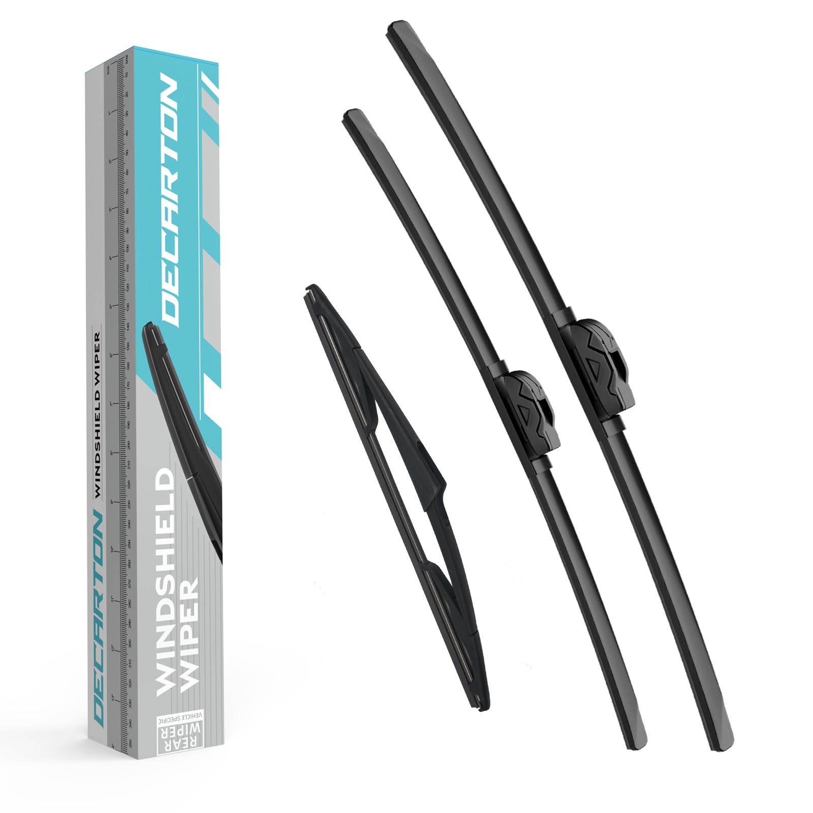 Photo 1 of 3-Piece Windshield Wipers For Ford Expedition 2009 2010 2011 2012 2013 2014 2015 2016 2017 Replacement For All-season Front And Rear Wiper Blades Set