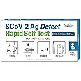COVID-19 Antigen Rapid Test, 1 Pack, 2 Tests Total, Easy To Use – No Mixing Step, SCoV-2 Ag Detect Rapid Self-Test, FDA Emergency Use Authorized, Test at Home