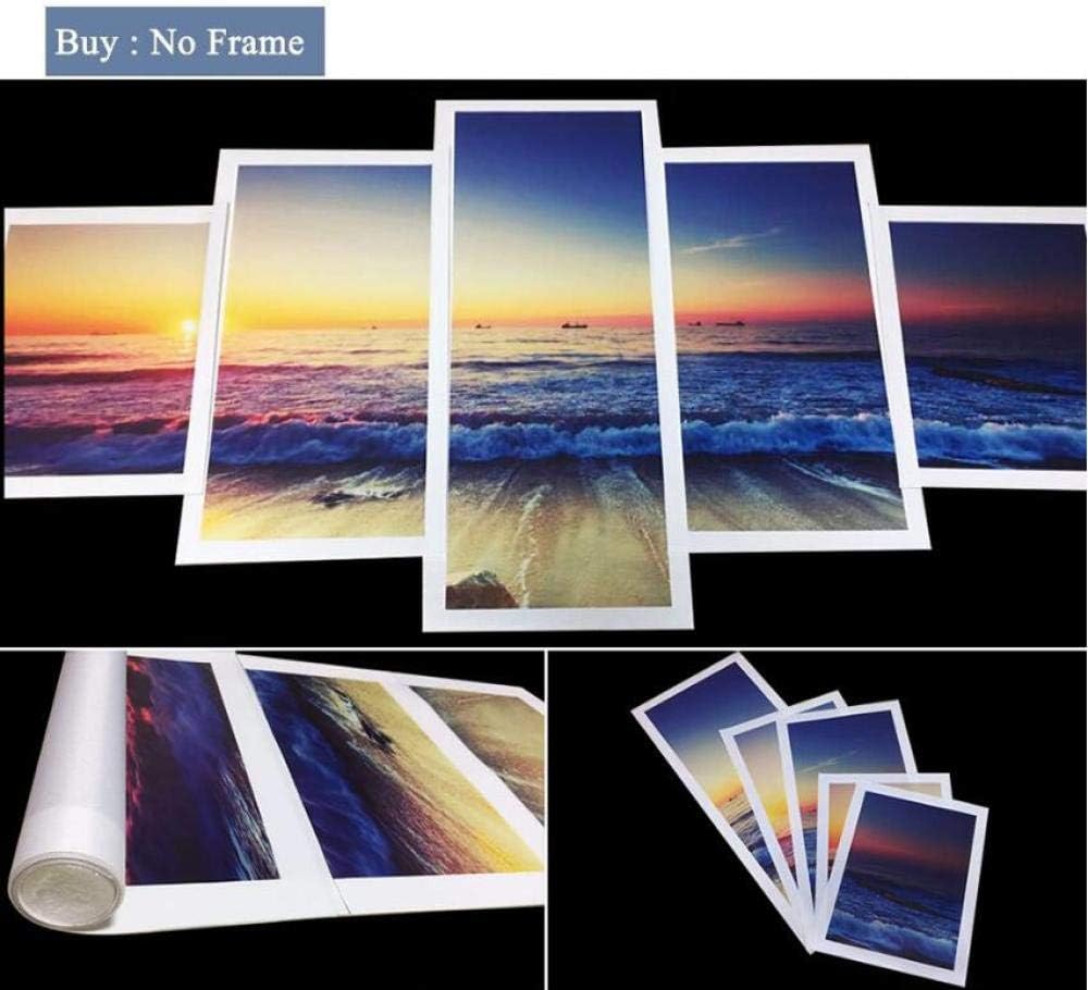 Set Di 6 Poster Su Tela - 2x30x40 Cm E 4x21x30 Cm - Stampe Moderne Per Decorazione Parete Da Soggiorno, Camera, Ufficio - Senza Cornice - 4