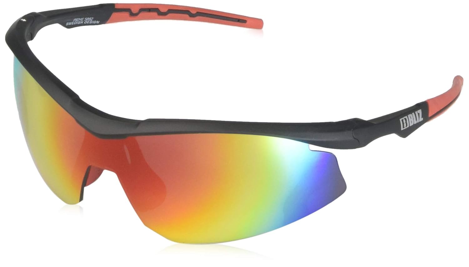 Buy Bliz Active Prime Wrap Sunglasses, Shiny Black, 0 mm at Amazon.in