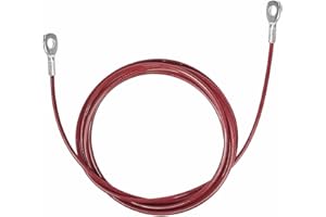 AIKESIWAY Replacement Cables for Home Gym, Fitness Pulley Cable, Weight Machine Replacement Cable -Thick 5mm(0.2inch) Heavy Duty Steel Wire Rope for Home Gym Cable