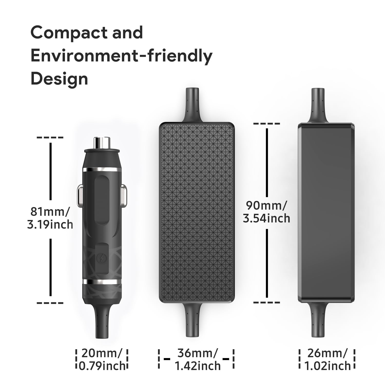 HKY 20V PD USB-C DC Coverter Cable Kit for ResMed AirSense 11 AutoSet/Elite/CPAP Machines & ResMed AirMini CPAP/AutoSet/AutoSet for Her Portable CPAP Machine Power Cord Airsense 11 AirMini Supplies