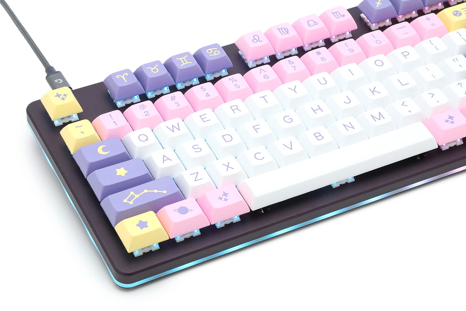 DROP DSA Astrolokeys Keycaps - ABS Doubleshot Legends, MX Style for Mechanical Keyboards, 104-key Kit Covers Tenkeyless and Fullsize Keyboards by Signature Plastics