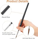 Svalor 11-Piece Drybrush Miniature Painting Set Fine Detail Brushes view 3