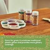 Rainbow Eco Play Craft Bioglitter 20g Silver Biodegradable Glitter view 5