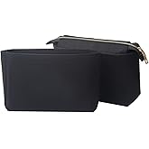 MISIXILE Bag Organizer, Bag Shaper Purse Insert Felt Organizer Fit in NeoNoe Noé and other Bucket Bags - black