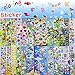Stickers 1500+, 24 Different Scenes, Puffy Stickers Plus Filling Color Cards, Kids Cognition Stickers for Boys and Girls Toddlers, Including: Dinosaurs, Fishes,Space, Cars, Smiley Faces and More