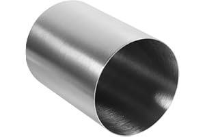 VALICLUD Stainless Steel Water Tumbler Cup Multi Use Silver Bathroom and Beverage Cup for Home Party Travel