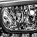 AKKON - For 06-10 Dodge Charger Black 1 Piece DRL LED Headlights w/Corner Turn Signal Lamps Left + Right Pair